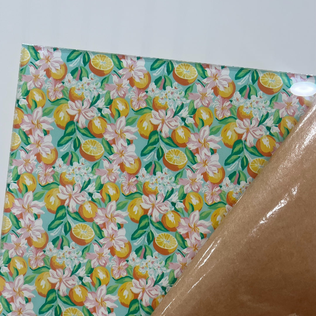 Tropical Citrus - Printed Acrylic Blanks (Numerous Styles)