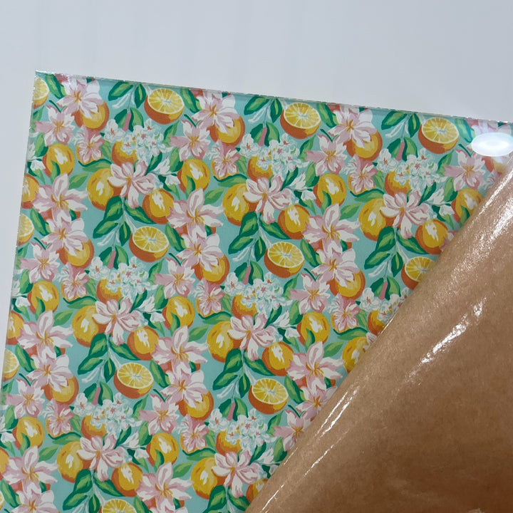 Tropical Citrus - Printed Acrylic Blanks (Numerous Styles)