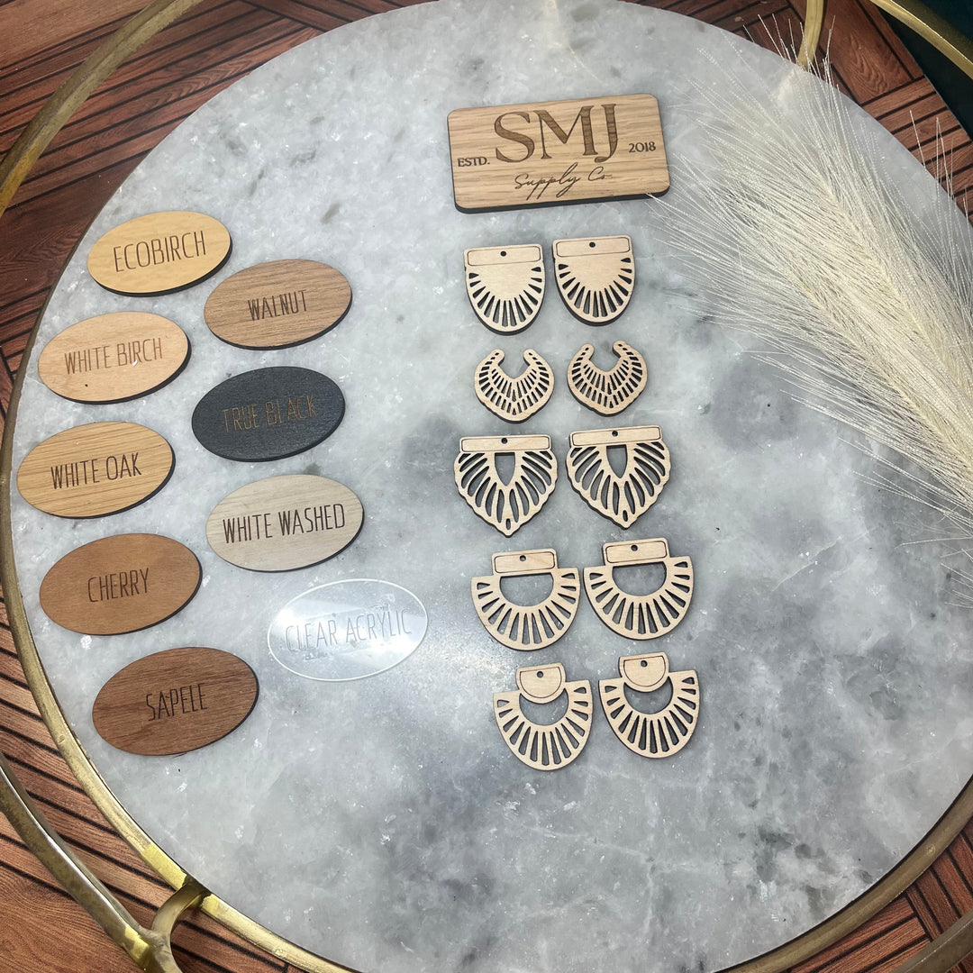 Simple Boho Cutout - 5 STYLES (1 Pair)