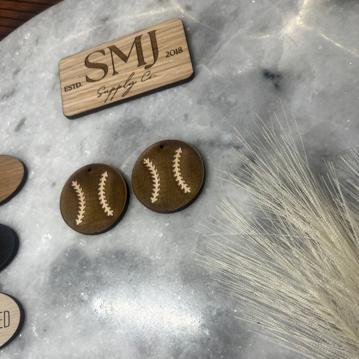 Reverse Engrave Baseball (1 Pair)