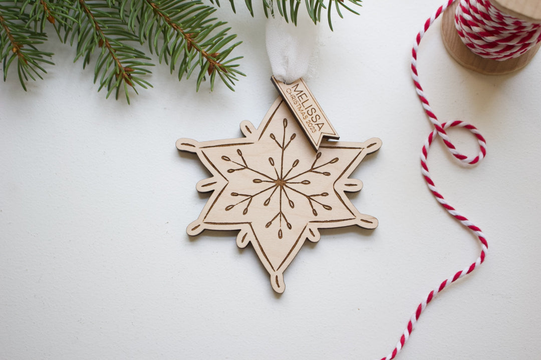 Ornament - Star Snowflake (1 Ornament)