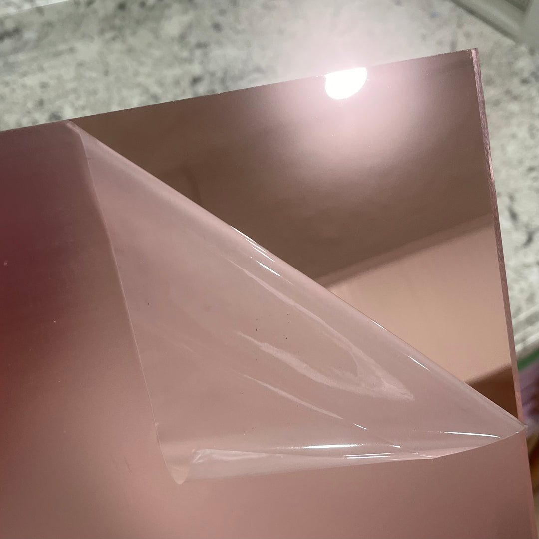 Mirrored Rose Gold - Printed Acrylic Blanks (Numerous Styles)