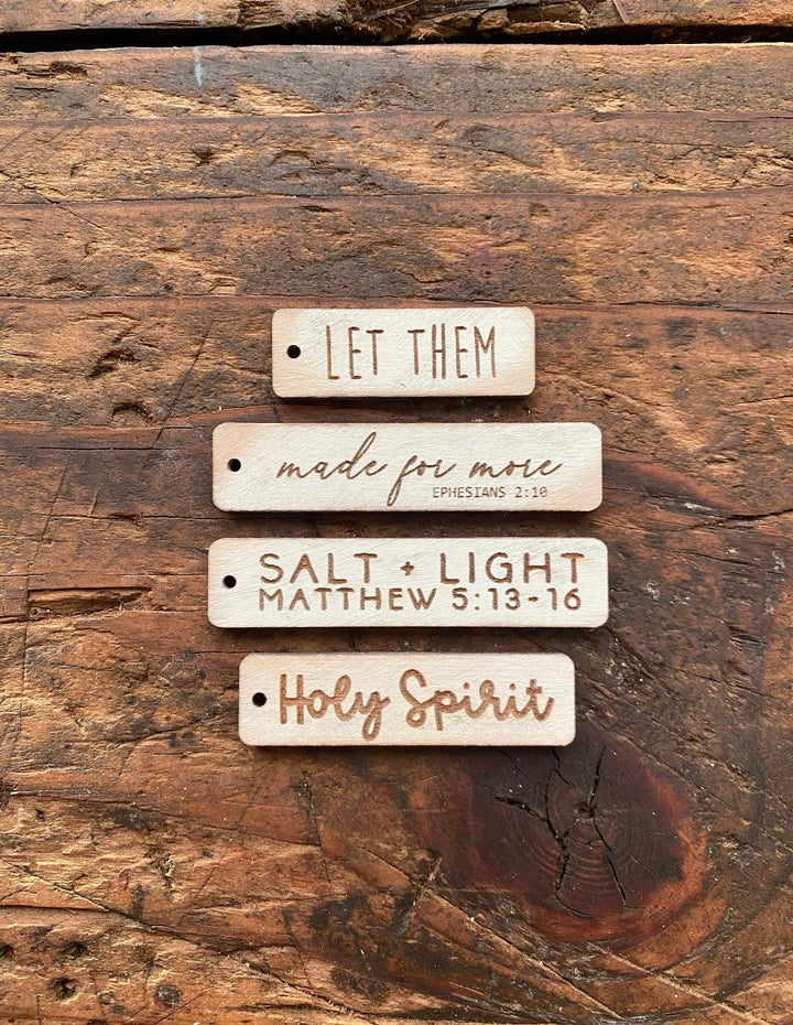 Inspirational Bar Keychain PART 2 - 4 STYLES (1 Bar)