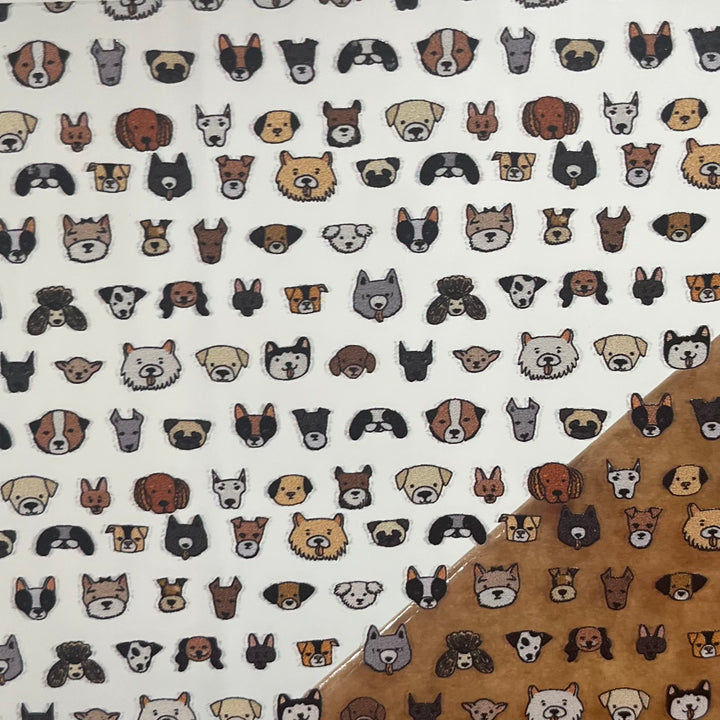 Dog Faces on Clear - Printed Acrylic Blanks (Numerous Styles)