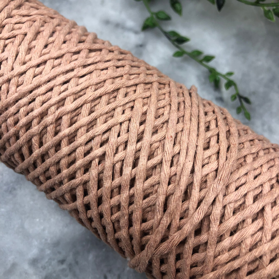 Macrame Cord - Peach (1 Spool)